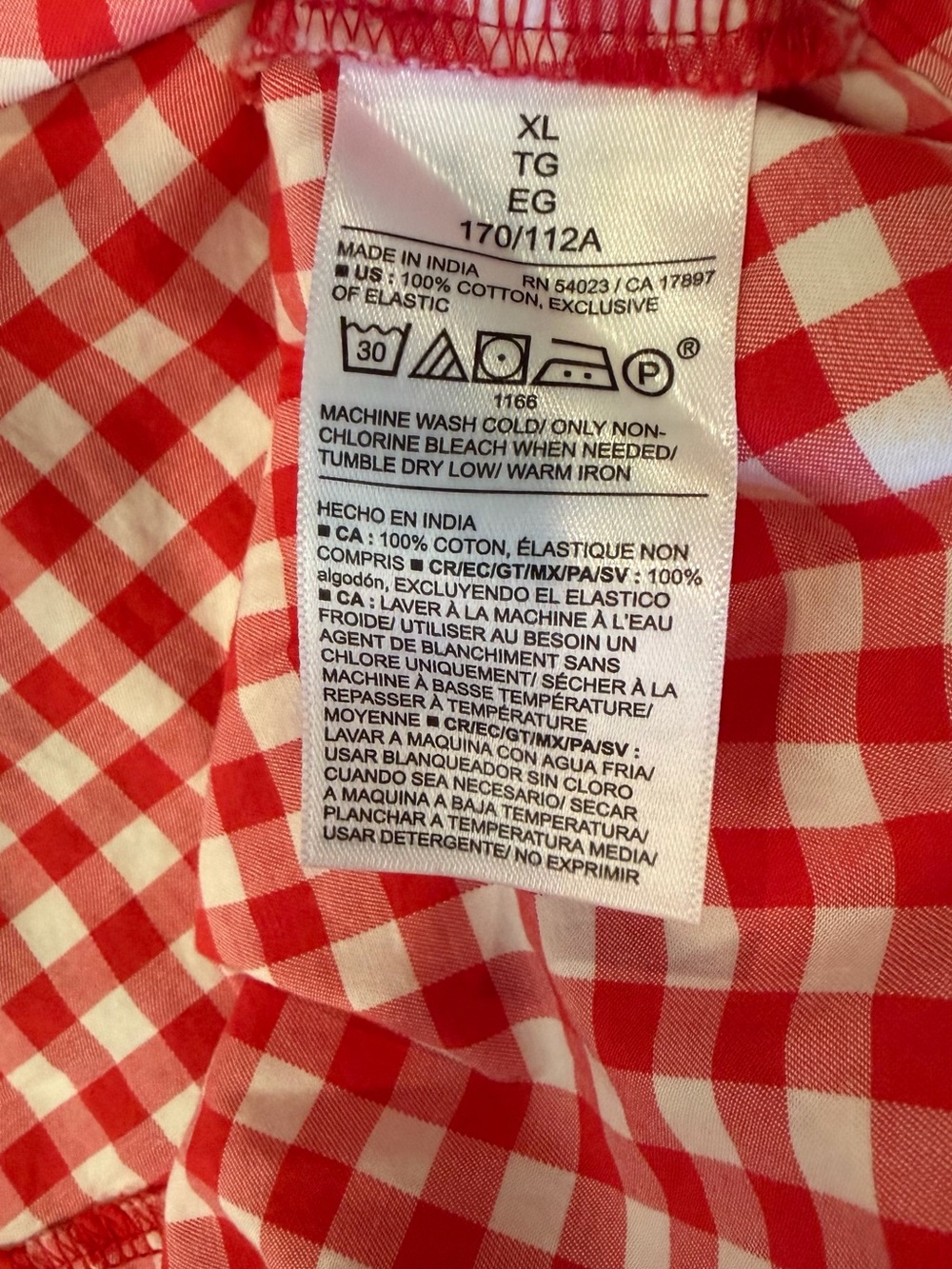 Old Navy Red and White Gingham Mini Sundress - NWT - Picture 5 of 6
